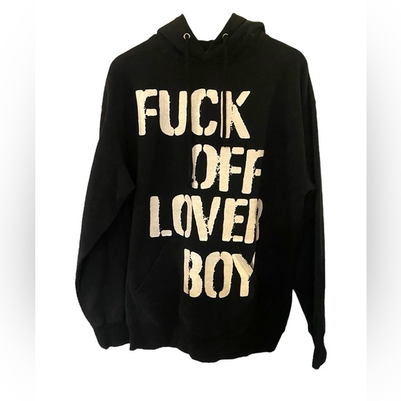 EMOTIONALLY UNAVAILABLE F*** Off Lover Boy Black M - Picture 1 of 5